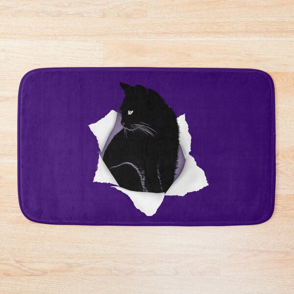 Item preview, torn paper black cat designed and sold by Chaos-Touch.