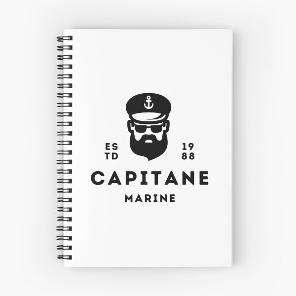 Item preview, Capitán marino negro designed and sold by Art-Echo.