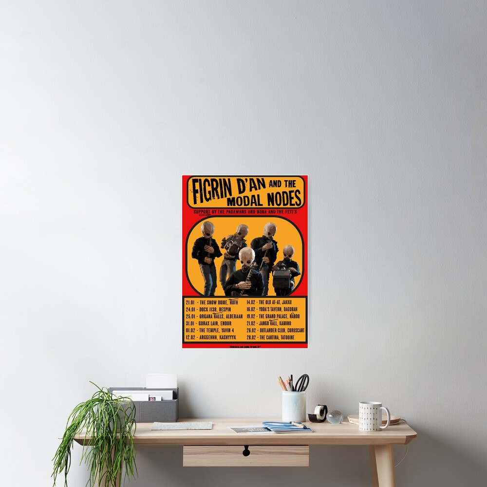 The Cantina Band Tour Poster Poster