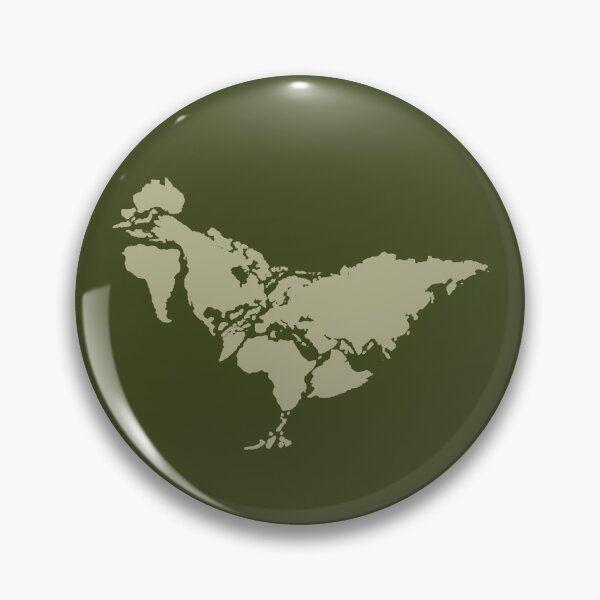 Item preview, Chicken atlas / geography / world designed and sold by SolidEarthArt.