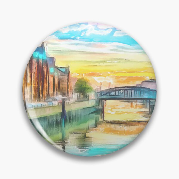 Item preview, Zollkanal canal (Painting) designed and sold by cmphotographs.
