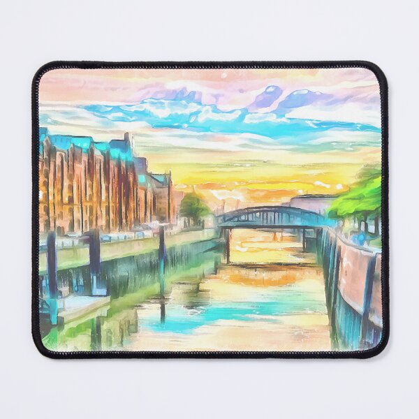 Item preview, Zollkanal canal (Painting) designed and sold by cmphotographs.