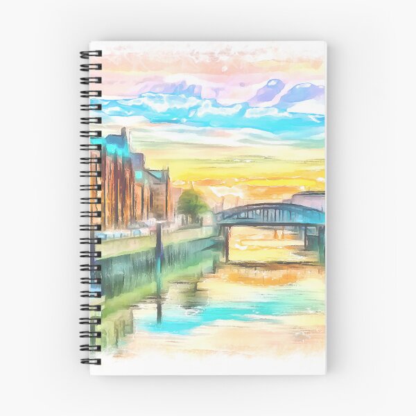 Item preview, Zollkanal canal (Painting) designed and sold by cmphotographs.