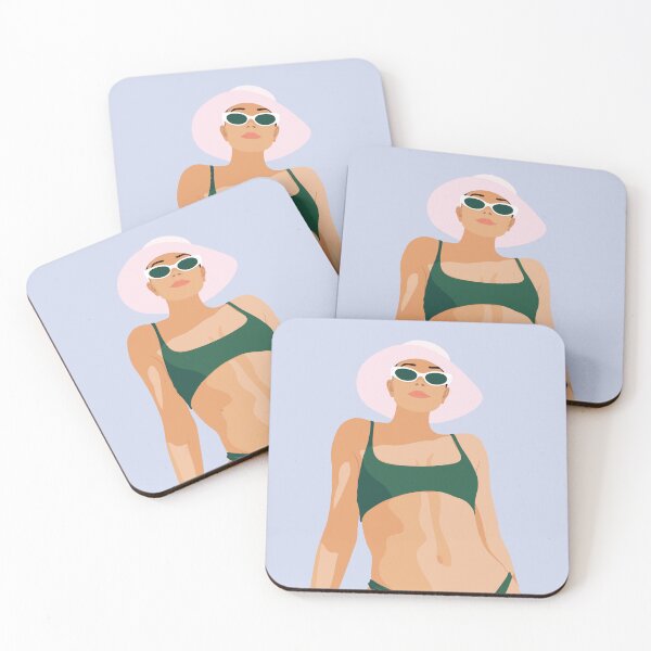 Item preview, Woman In Green Swimsuit designed and sold by zykydesigns.