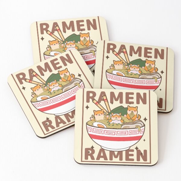 Item preview, Eating Ramen Kawaii Adorable Animals designed and sold by Imakeyouhappy.