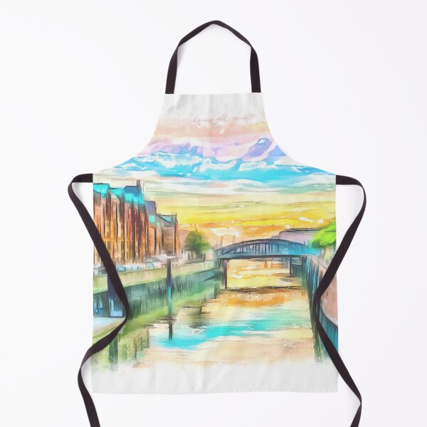 Item preview, Zollkanal canal (Painting) designed and sold by cmphotographs.