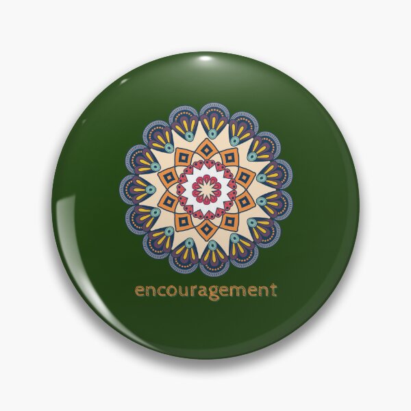Item preview, Encouragement Mandala Design designed and sold by PapitosPlace.