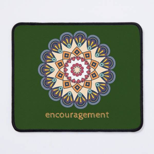 Item preview, Encouragement Mandala Design designed and sold by PapitosPlace.