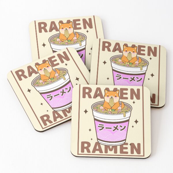 Item preview, Eating Ramen Kawaii Adorable Animals designed and sold by Imakeyouhappy.