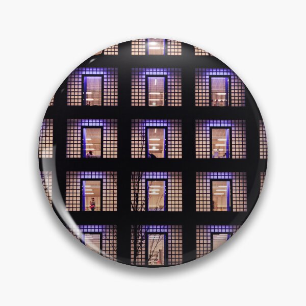 Item preview, Windows office building at night designed and sold by Chris-Thodd.