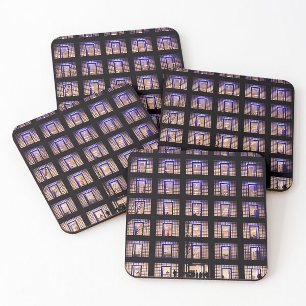Item preview, Windows office building at night designed and sold by Chris-Thodd.
