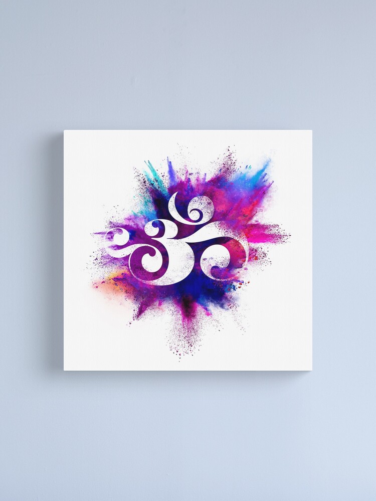 Om, AUM - Original Vibration of the universe Canvas Print for Sale by  Rajan Supal