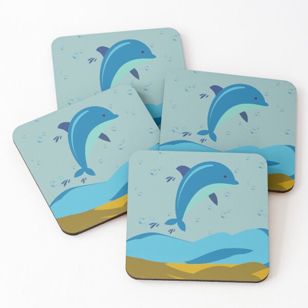Item preview, Beautiful summer with dolphin fun designed and sold by Ndli.