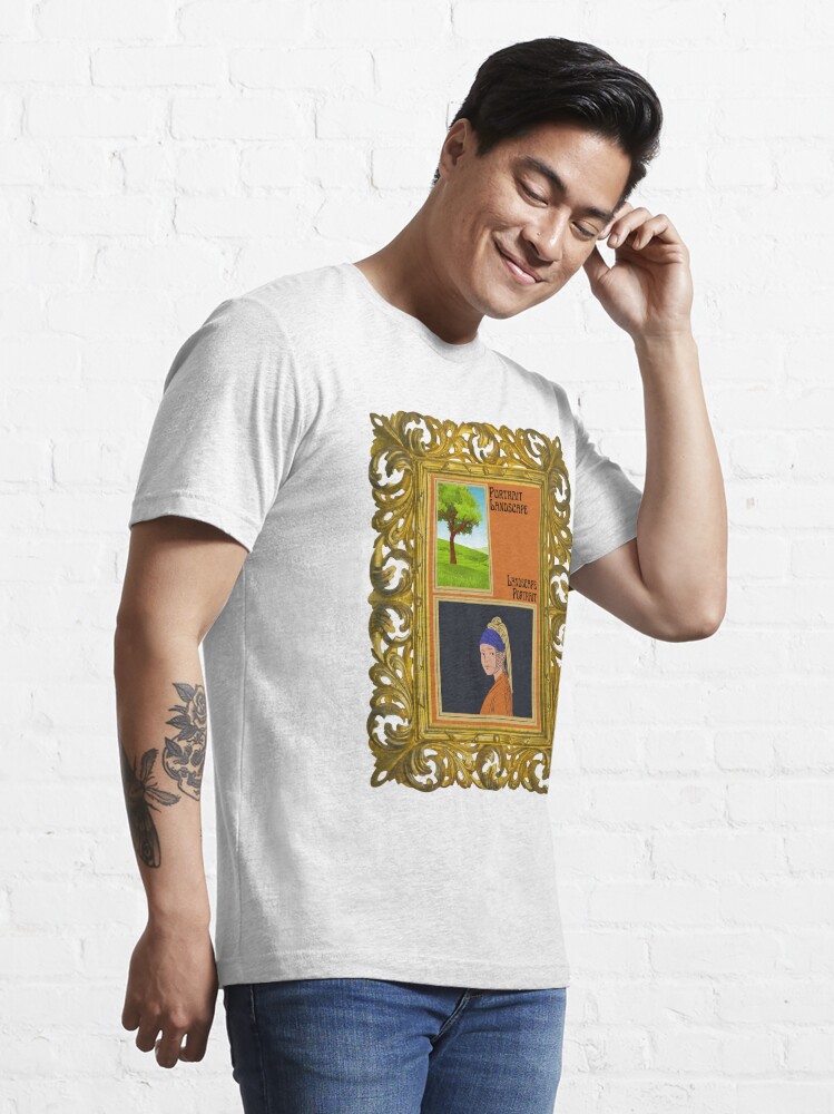 Portrait in a Landscape  T-shirt for Sale by cmoesh, Redbubble