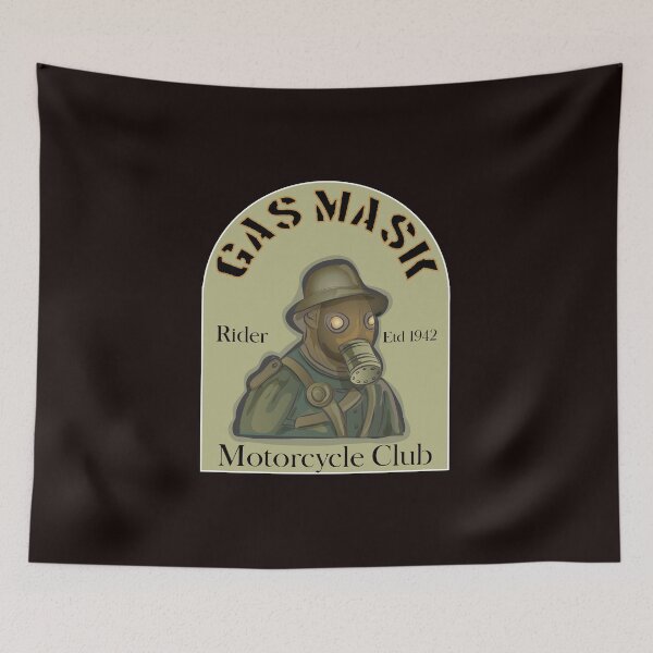 Item preview, Gas Mask Motor Club Sign designed and sold by karyalangit.