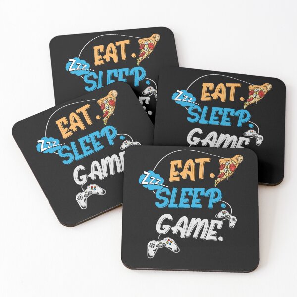 Item preview, Funny Gamer Shirt - Eat Sleep Game designed and sold by SunsetGloww.