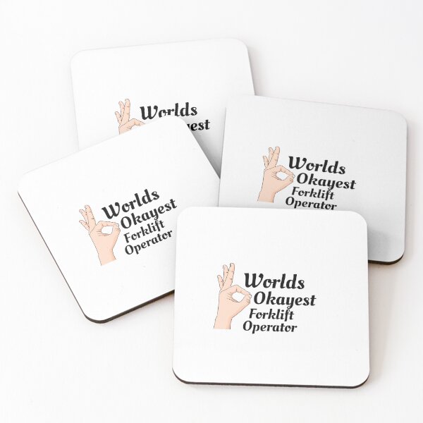Item preview, Worlds Okayest Forklift Operator   designed and sold by Yay Design.