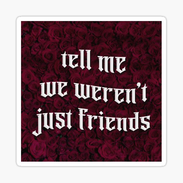 Chase Atlantic Friends Lyrics Sticker for Sale by 4amNostalgia