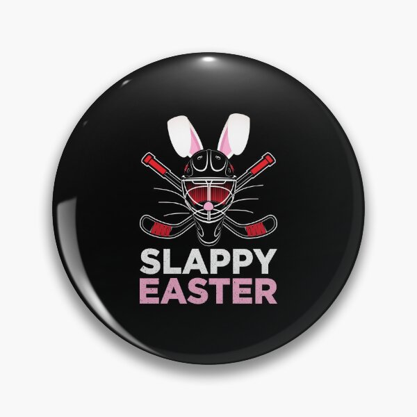 Item preview, Slappy Easter Bunny Rabbit Hockey Player Sport Lover designed and sold by haselshirt.