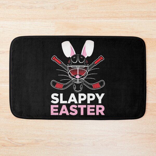 Item preview, Slappy Easter Bunny Rabbit Hockey Player Sport Lover designed and sold by haselshirt.