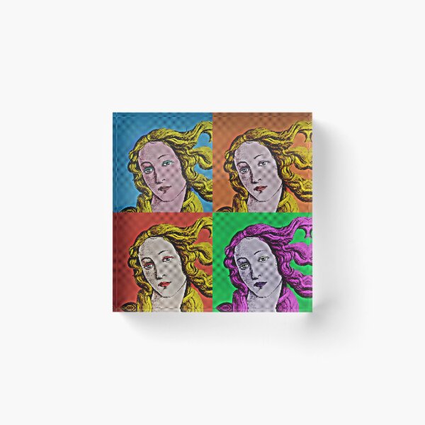Item preview, Venus of Sandro Botticelli in Pop Art Style Lithography designed and sold by OnlyPopArt.