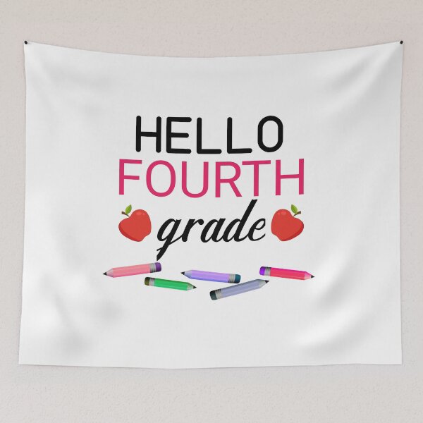Item preview, Hello fourth grade designed and sold by Imadrr.