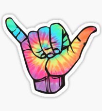 tie dye shaka Sticker