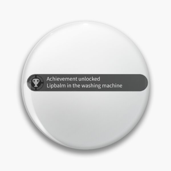 Item preview, Achievement unlocked lip balm in the washing machine designed and sold by thehat24.