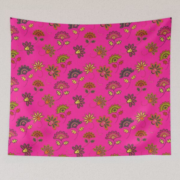 Item preview, Psychedelic Flowers designed and sold by 1DaisyChainLane.