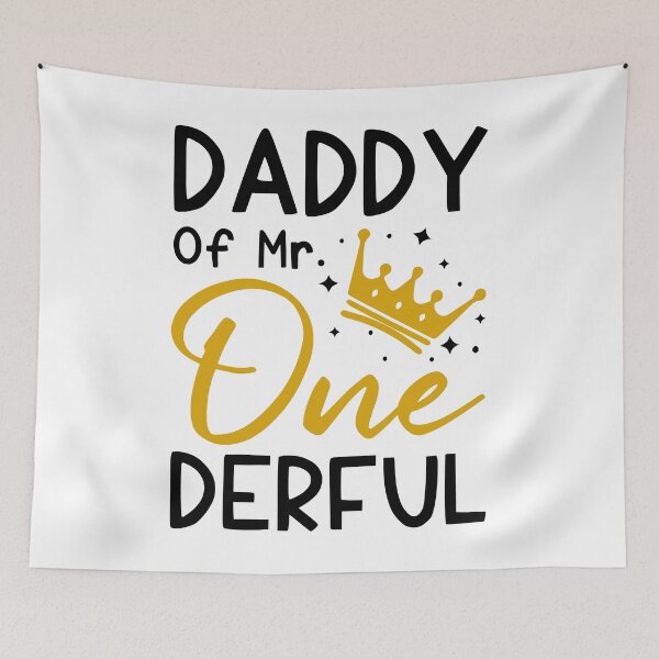 Item preview, Daddy Of Mr One-Derful Tshirt designed and sold by SunsetGloww.