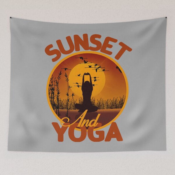 Item preview, SUNSET AND YOGA designed and sold by GAADesignz.