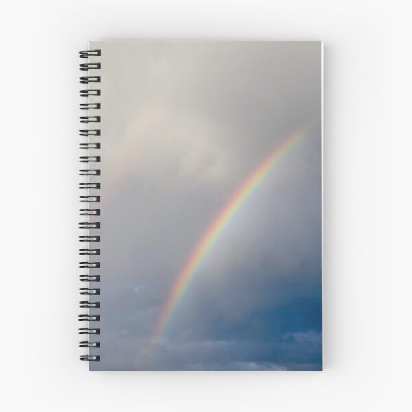 Item preview, double rainbow in a cloudy sky designed and sold by NathBros.