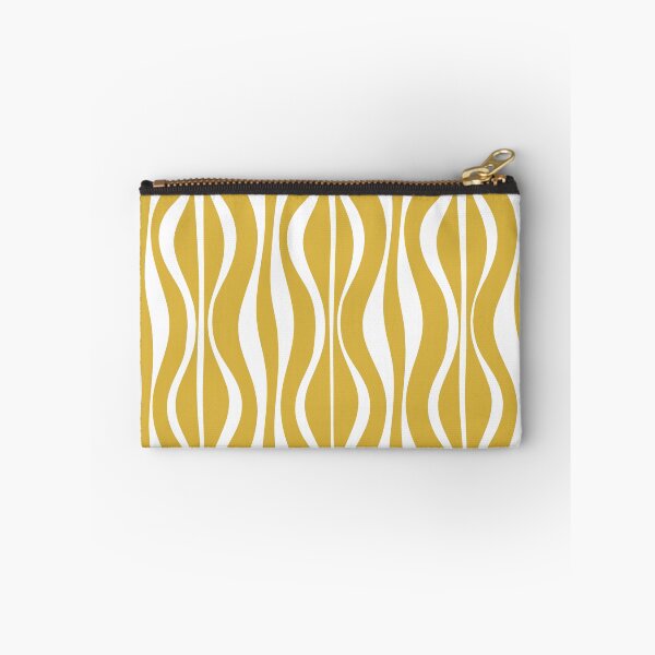 Item preview, Hourglass Abstract Mid-century Modern Pattern in Mustard and White designed and sold by kierkegaard.