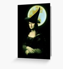 Mona Lisa...Witchy Woman Greeting Card