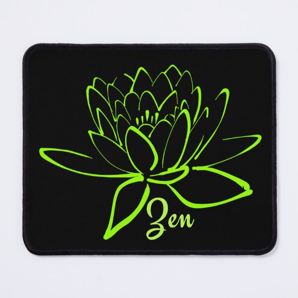 Item preview, Lotus Zen Flower Green - Yoga Meditation  designed and sold by Paulele.