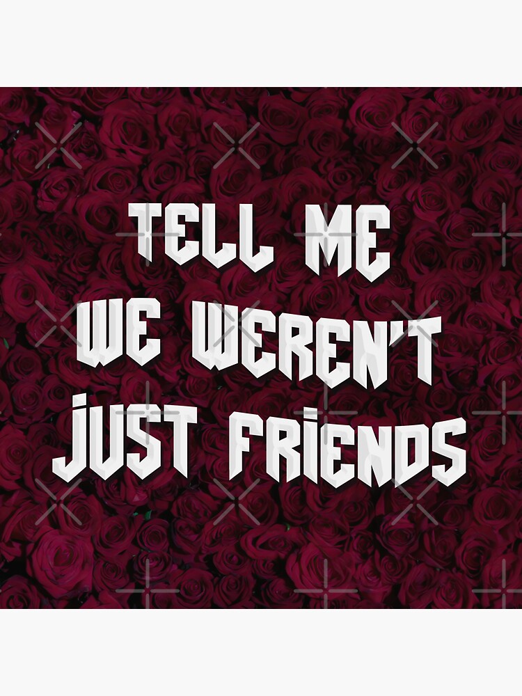 Chase Atlantic Friends Lyrics Sticker for Sale by 4amNostalgia