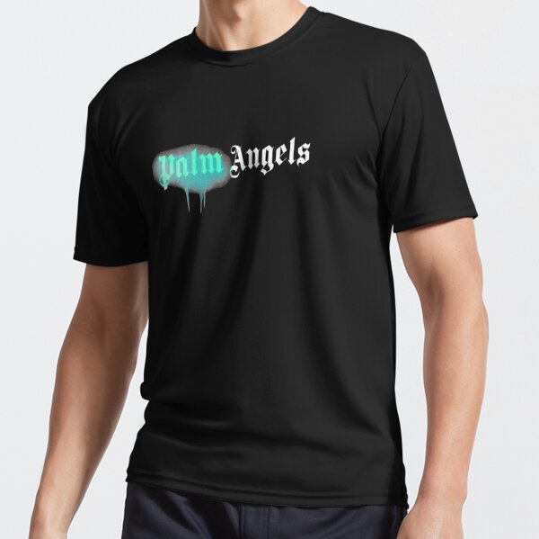 Palm Angels Men's Tokyo Sprayed T-Shirt - White - Short Sleeve T-shirts