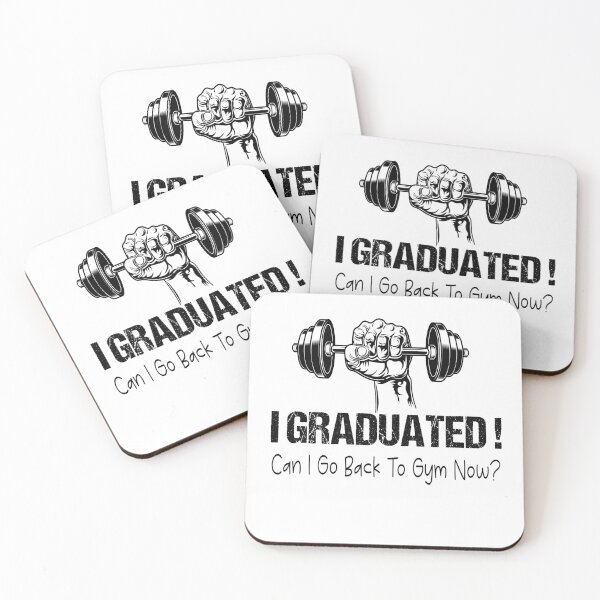Item preview, I Graduated Can I Go Back To Gym Now designed and sold by SheIsAQueen.