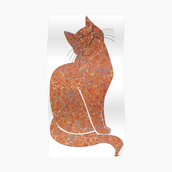 Proud Tabby Cat Poster For Sale By Viscountblip Redbubble