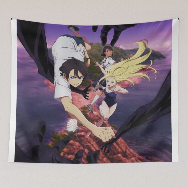 Item preview, Summer Time Rendering anime poster designed and sold by lindaevanss.