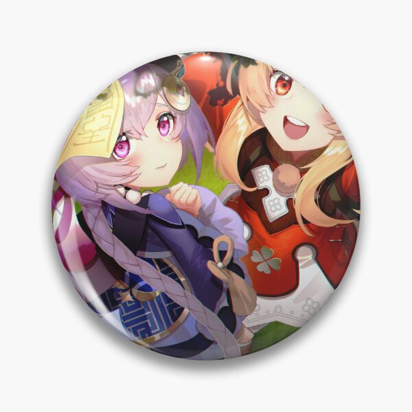 Klee And Qiqi Pins and Buttons for Sale