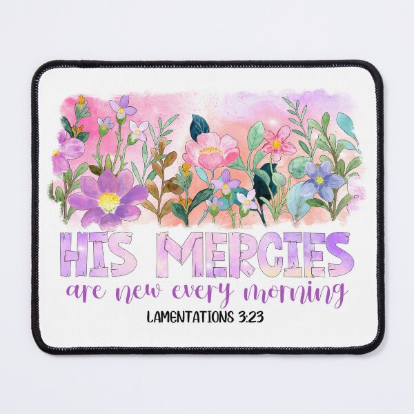 Mug Purple/White His Mercies Are New LAM. 3:22-23