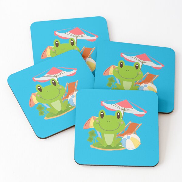 Item preview, The frog at the beach designed and sold by Soft Strength Studio.