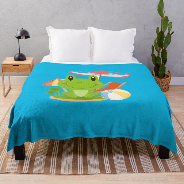 Item preview, The frog at the beach designed and sold by Soft Strength Studio.