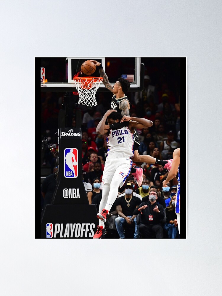 JOHN COLLINS DUNK ON EMBIID by Miraidesigns Poster for Sale by  miraidesigns