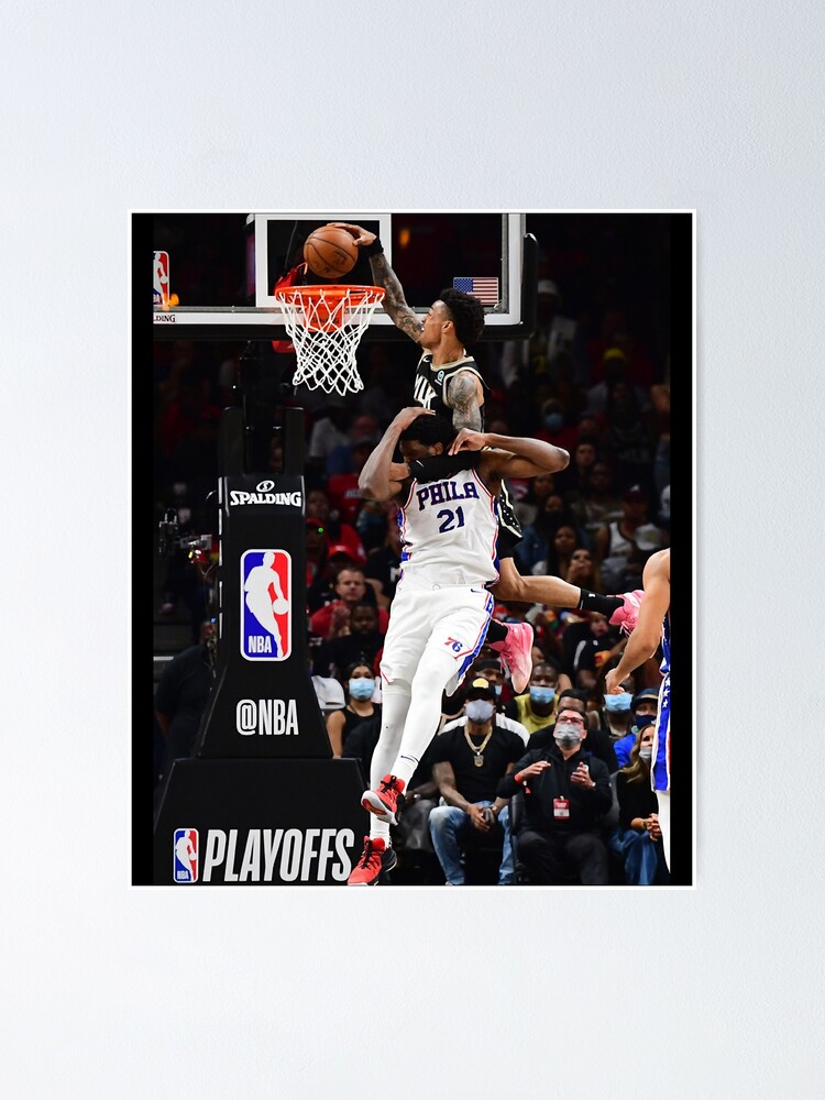  John Collins Poster Print, Basketball Player, Posters