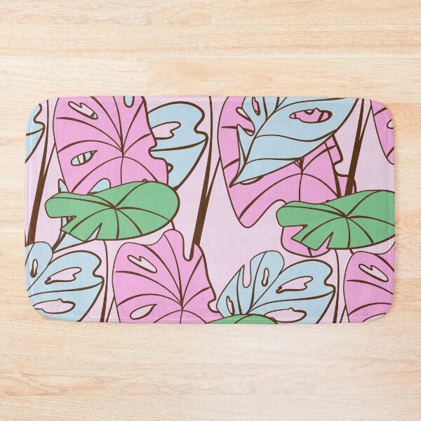 Item preview, Colorful Tropical Monstera Philodendron on Blush Pink designed and sold by GraphicsClub.