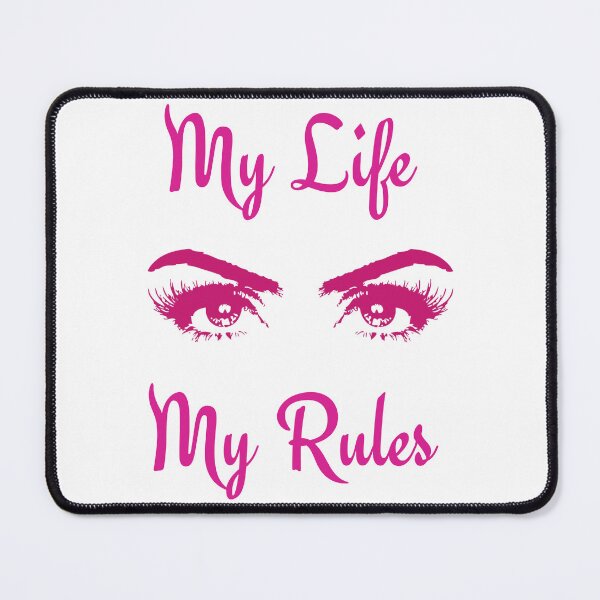 Item preview, Motivational Woman Eyes - My Life My Rules designed and sold by Paulele.