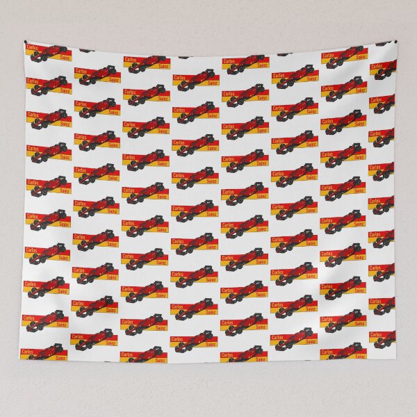 Item preview, Carlos Sainz #55 Ferrari Formula One Race Car with name and Spanish Colours designed and sold by Sparky-Art.
