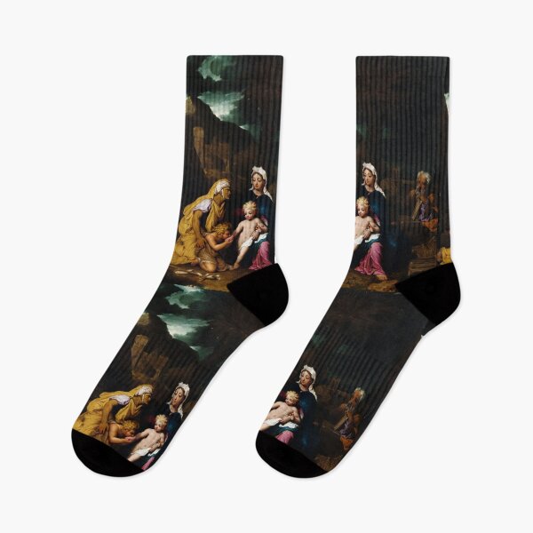 Item preview, The Holy Family With Saint Elisabeth And The Infant John The Baptist,Noël Nicolas Coypel designed and sold by TeeARTHY.